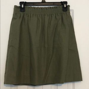 J. Crew gathered skirt